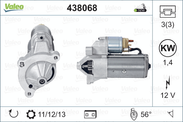 438068 VALEO Стартер (фото 4)