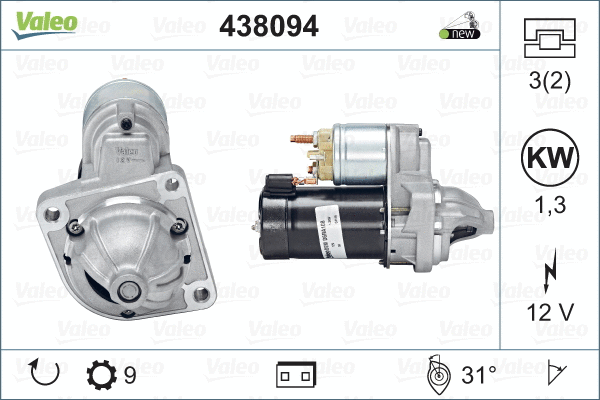 438094 VALEO Стартер (фото 4)