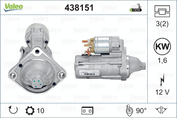 438151 VALEO Стартер (фото 4)