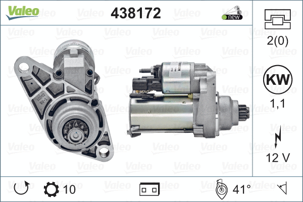 438172 VALEO Стартер (фото 4)