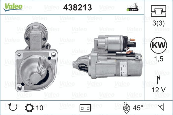 438213 VALEO Стартер (фото 4)