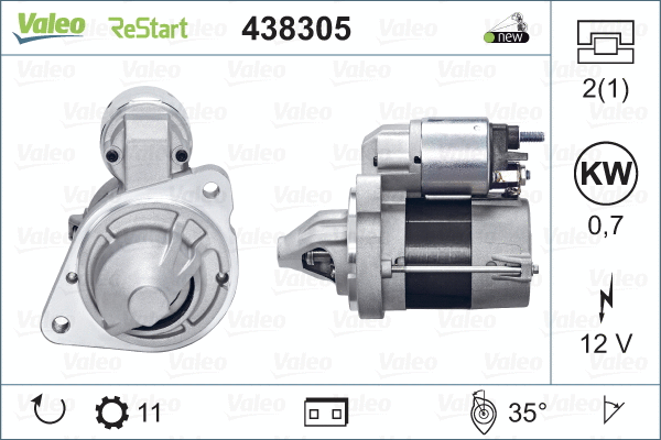 438305 VALEO Стартер (фото 4)