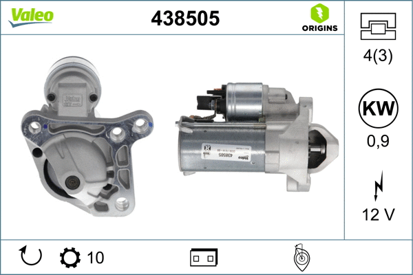 438505 VALEO Стартер (фото 4)