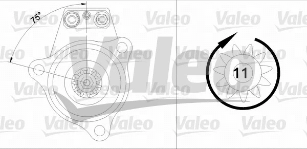 455524 VALEO Стартер (фото 1)