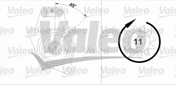 455544 VALEO Стартер (фото 1)