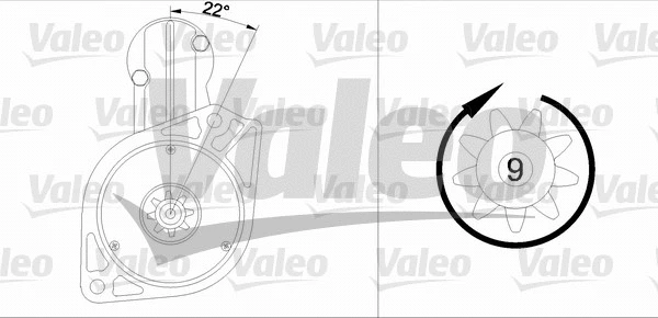 455567 VALEO Стартер (фото 1)