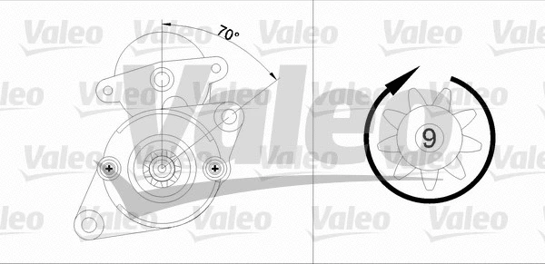 455578 VALEO Стартер (фото 1)