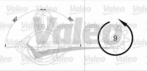 455601 VALEO Стартер (фото 1)