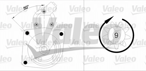 455626 VALEO Стартер (фото 1)