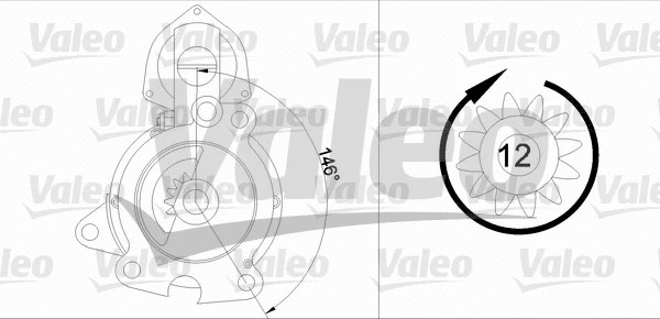 455703 VALEO Стартер (фото 1)