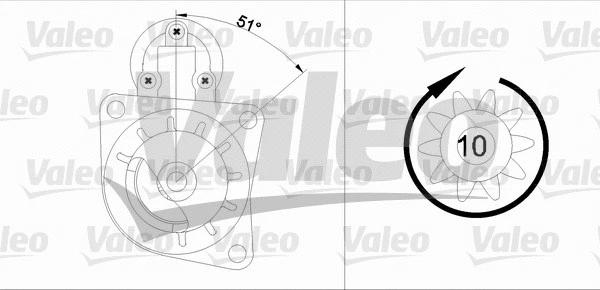 455726 VALEO Стартер (фото 1)