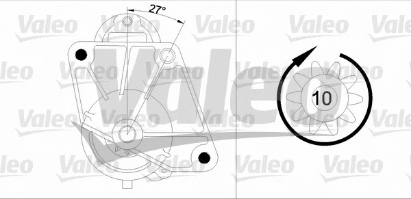 455741 VALEO Стартер (фото 1)