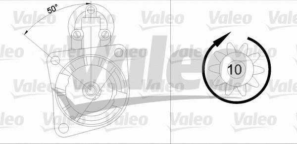 455774 VALEO Стартер (фото 1)