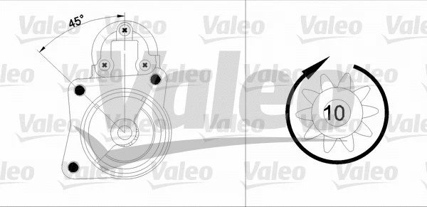 455904 VALEO Стартер (фото 1)