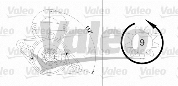 455916 VALEO Стартер (фото 1)