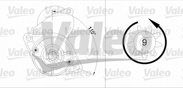 455919 VALEO Стартер (фото 1)