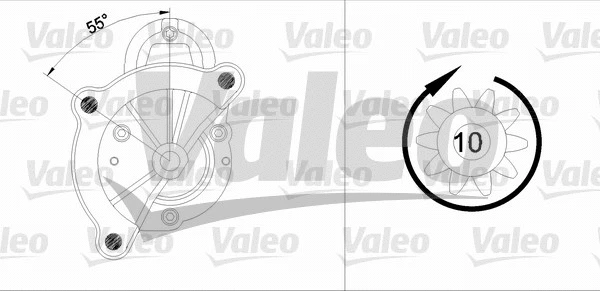 455960 VALEO Стартер (фото 1)