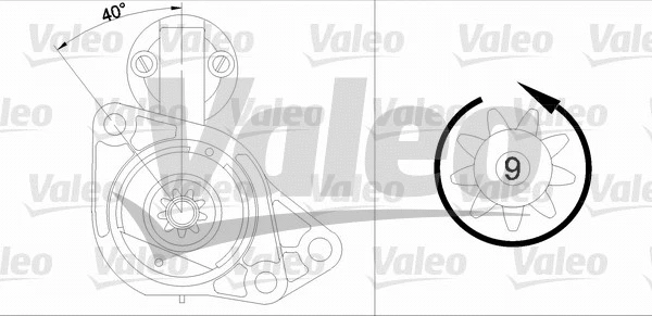 458160 VALEO Стартер (фото 1)