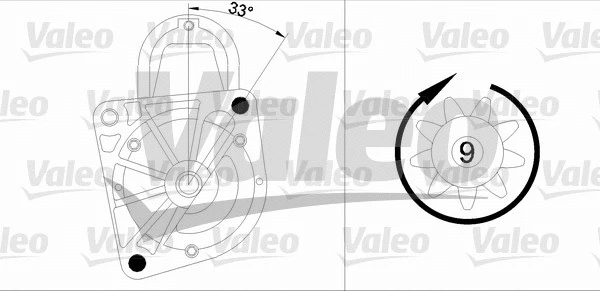 458163 VALEO Стартер (фото 1)