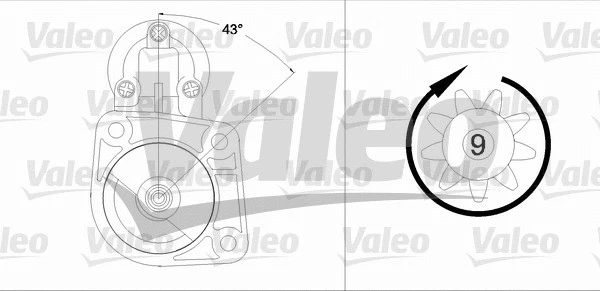 458194 VALEO Стартер (фото 1)