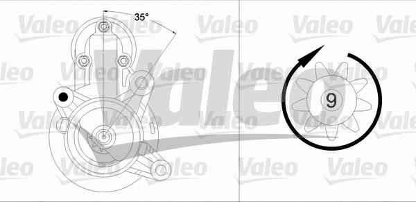 458204 VALEO Стартер (фото 1)