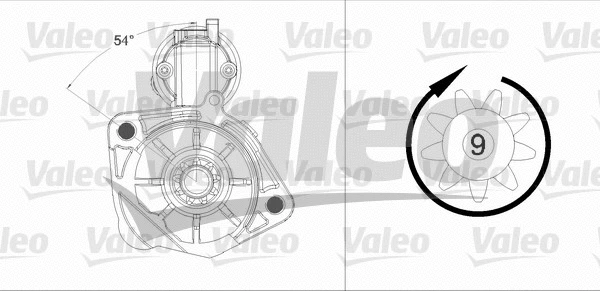 458231 VALEO Стартер (фото 1)