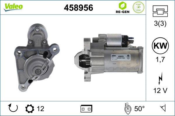 458956 VALEO Стартер (фото 1)