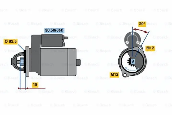 0 001 109 064 BOSCH Стартер (фото 1)