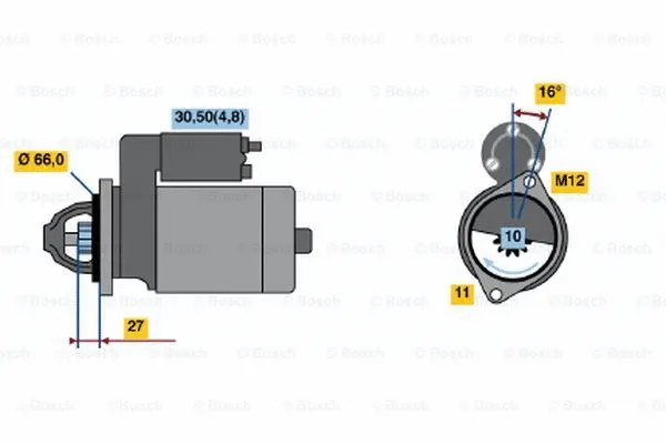 0 001 115 056 BOSCH Стартер (фото 1)