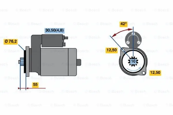 0 001 123 026 BOSCH Стартер (фото 3)