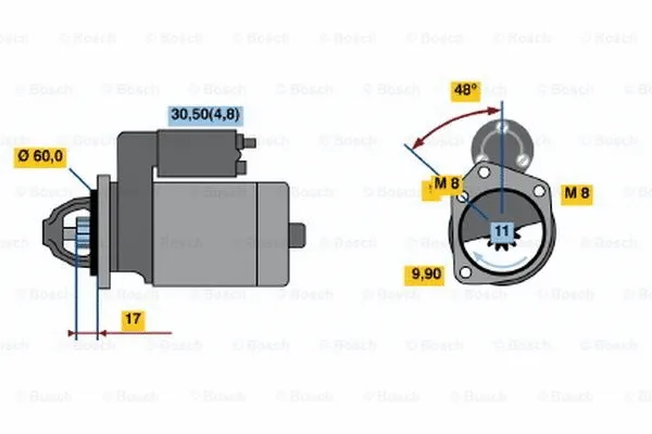 0 001 138 005 BOSCH Стартер (фото 1)