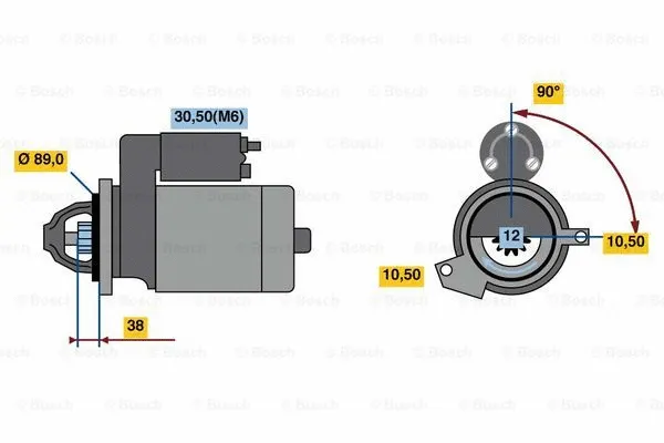 0 001 139 023 BOSCH Стартер (фото 2)