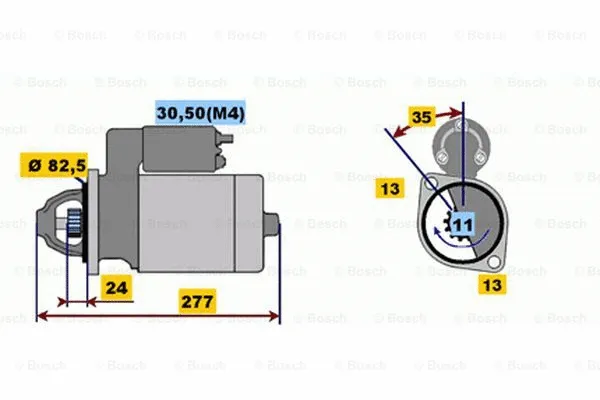 0 001 218 142 BOSCH Стартер (фото 1)