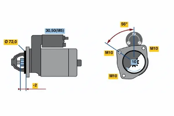 0 001 223 014 BOSCH Стартер (фото 1)