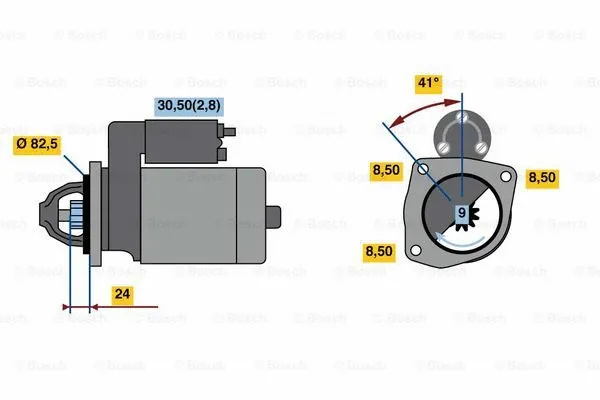 0 001 223 104 BOSCH Стартер (фото 3)