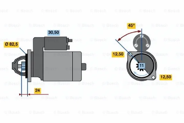 0 001 314 024 BOSCH Стартер (фото 1)