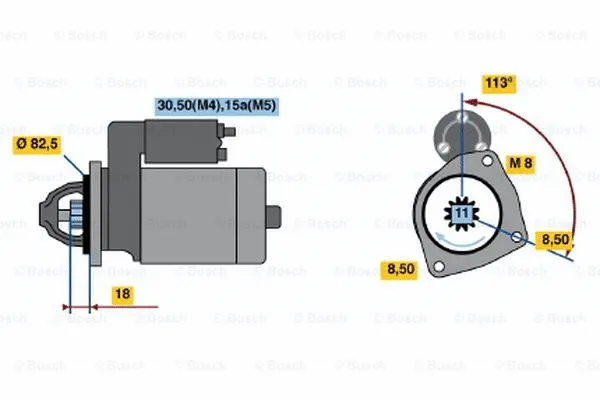 0 001 316 010 BOSCH Стартер (фото 1)