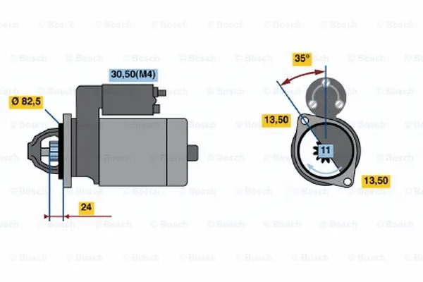 0 001 362 304 BOSCH Стартер (фото 1)