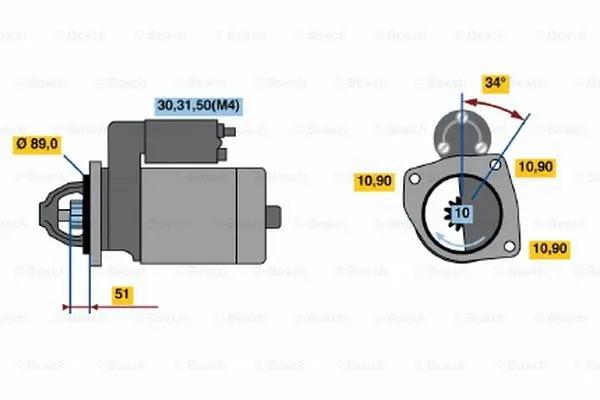 0 001 368 078 BOSCH Стартер (фото 1)