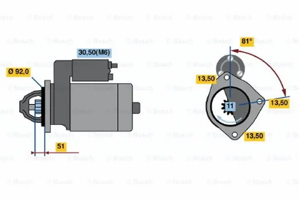 0 001 372 006 BOSCH Стартер (фото 3)