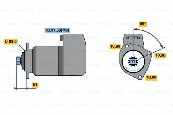 0 001 416 049 BOSCH Стартер (фото 1)