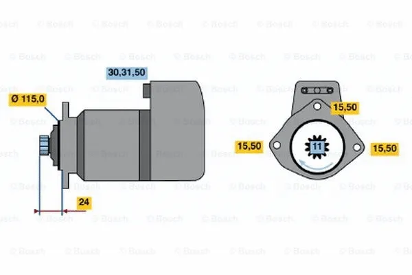 0 001 417 064 BOSCH Стартер (фото 1)