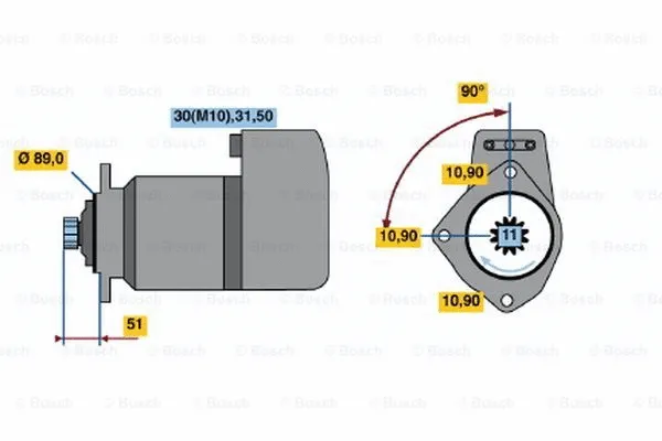 0 001 417 072 BOSCH Стартер (фото 1)