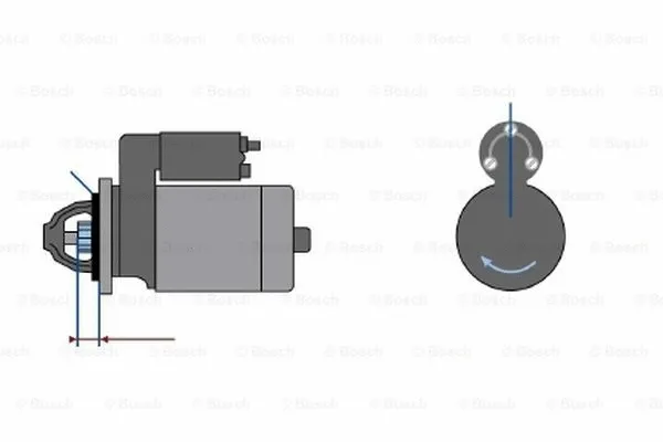 9 000 083 064 BOSCH Стартер (фото 1)