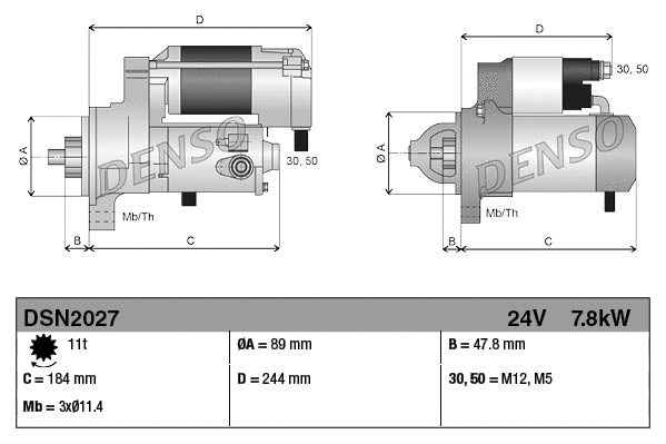 DSN2027 DENSO Стартер (фото 3)