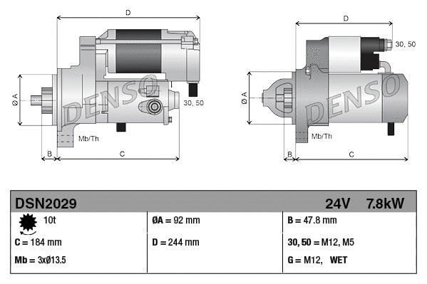 DSN2029 DENSO Стартер (фото 3)