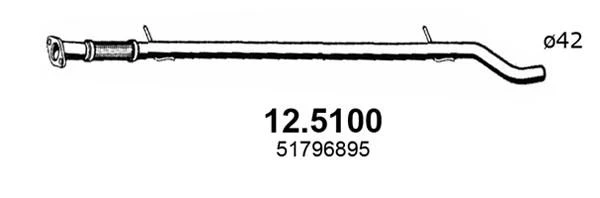 12.5100 ASSO Труба выхлопного газа (фото 2)