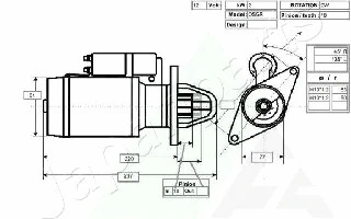 MTC959 JAPANPARTS Стартер (фото 4)