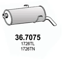 36.7075 ASSO Глушитель выхлопных газов конечный (фото 3)
