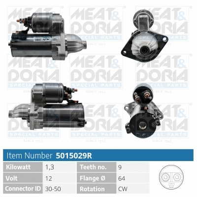 5015029R MEAT & DORIA Стартер (фото 1)